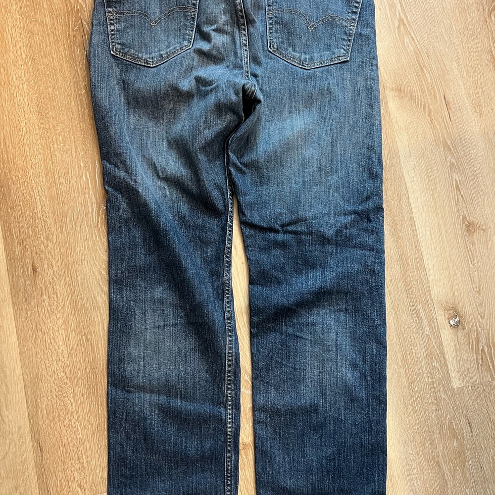 Men’s Levi's Dark Blue Straight Jeans - Size 36 x 32